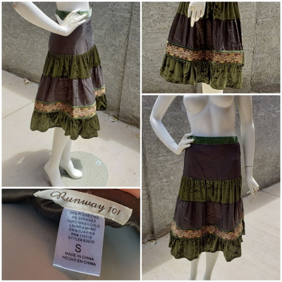 Vintage Runway 101‎ Bohemian Skirts | - Picture 1 of 5